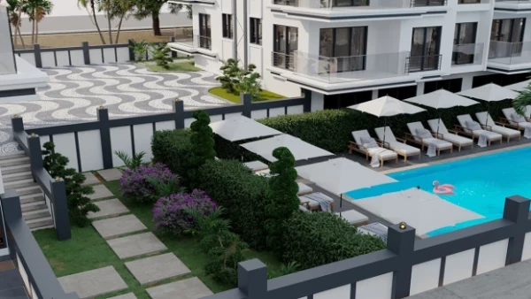 New-build property 2+1, 4+1 duplex in Alanya - 76 sqm