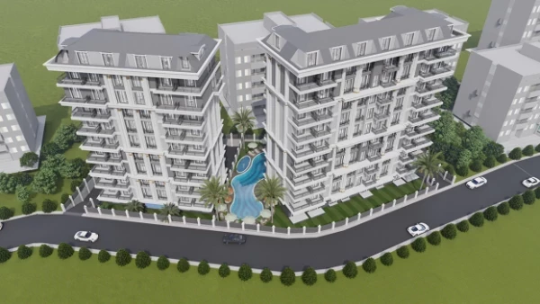 New-build property 1+1, 2+1, 2+1 duplex in Alanya - 50 sqm