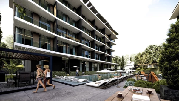 New-build property 1+1, 2+1, 2+1 duplex, 4+1 duplex in Alanya - 80 sqm