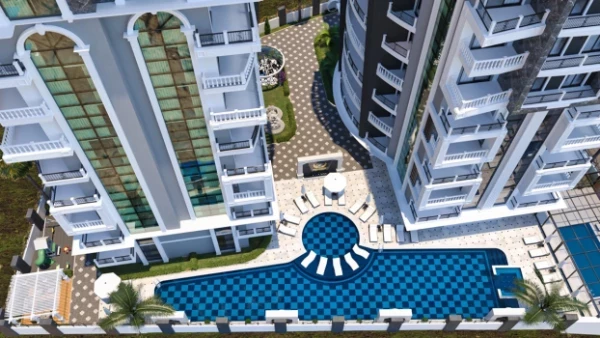 Новостройка 1+1, 2+1, 2+1 duplex, 3+1 duplex в Аланья - 107 кв.м