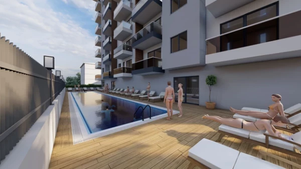 New-build property 1+1 in Alanya - 48 sqm