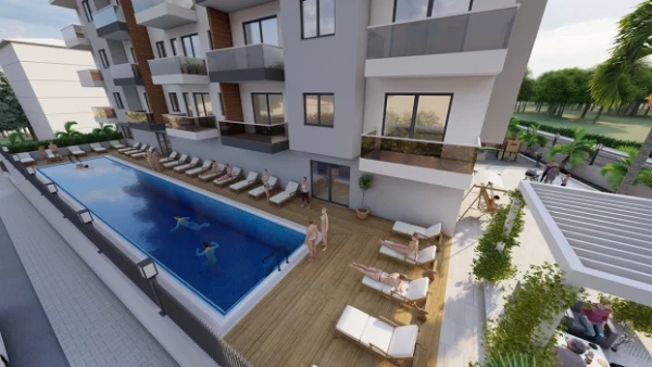 New-build property 1+1 in Alanya - 48 sqm