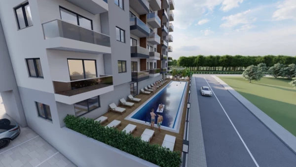 New-build property 1+1 in Alanya - 48 sqm
