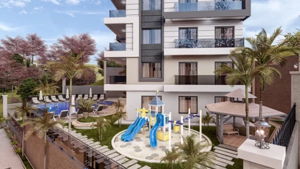 New-build property 1+1, 1+1 duplex, 2+1, 2+1 duplex in Alanya - 46 sqm