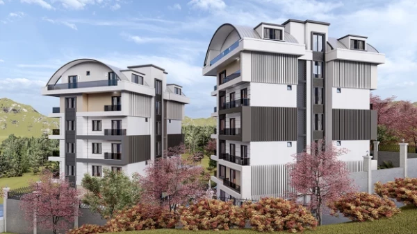New-build property 1+1, 1+1 duplex, 2+1, 2+1 duplex in Alanya - 46 sqm