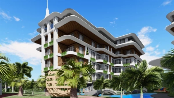 Новостройка 1+1, 2+1 duplex, 3+1 duplex в Аланья - 56 кв.м