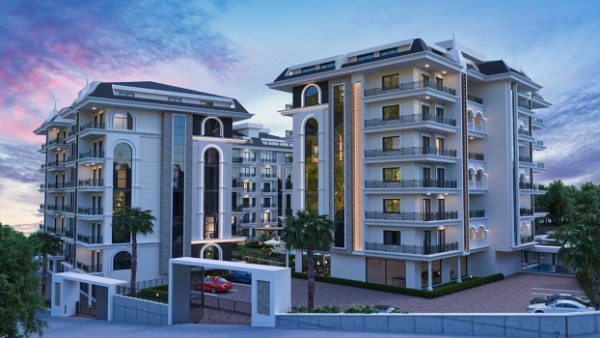 New-build property 1+1, 2+1, 2+1 duplex, 3+1 duplex, 4+1 duplex, 5+1 duplex in Alanya - 74 sqm
