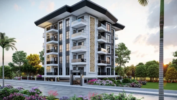 New-build property 1+1, 2+1 in Alanya - 55 sqm