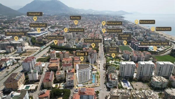New-build property 1+1, 2+1 duplex, 4+1 duplex in Alanya - 68 sqm