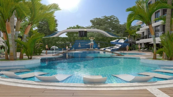 New-build property 1+1, 2+1, 2+1 duplex, 4+1 duplex in Alanya - 94 sqm