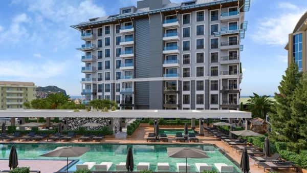 New-build property 1+1, 2+1, 2+1 duplex in Alanya - 58 sqm