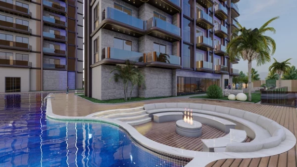 New-build property 1+1, 2+1, 2+1 duplex, 4+1 duplex in Alanya - 79 sqm