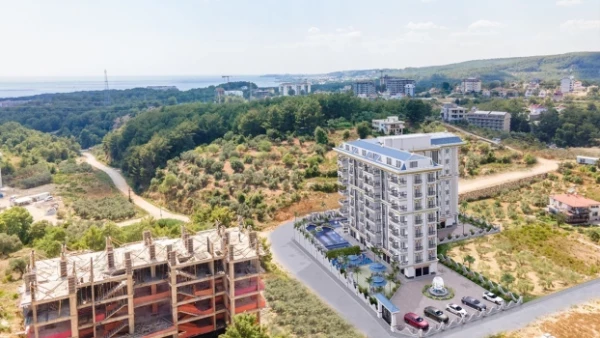 New-build property 1+1, 2+1 duplex in Alanya - 58 sqm