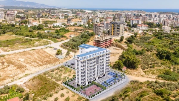 New-build property 1+1, 2+1 duplex in Alanya - 58 sqm
