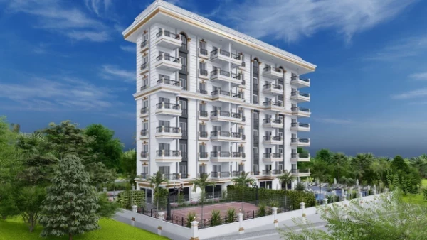 New-build property 1+1, 2+1 duplex in Alanya - 58 sqm