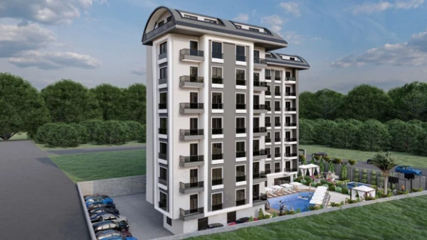 New-build property 1+1, 3+1 duplex in Alanya - 53 sqm