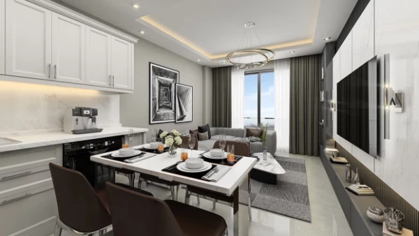 New-build property 1+1, 2+1 duplex in Alanya - 55 sqm