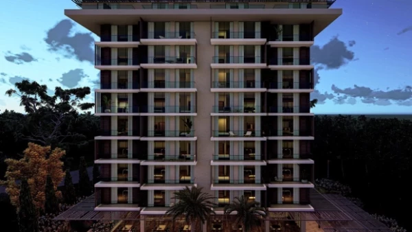 New-build property 1+1, 3+1 duplex in Alanya - 58 sqm