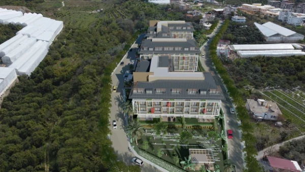 New-build property 1+1, 2+1, 2+1 duplex, 3+1 duplex, 4+1 duplex in Alanya - 70 sqm