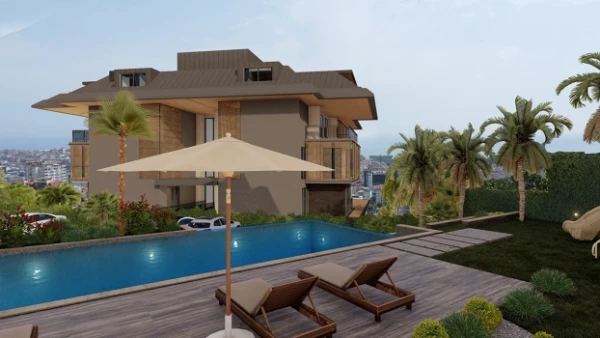 New-build property 2+1, 2+1 duplex, 3+1 duplex in Alanya - 164 sqm