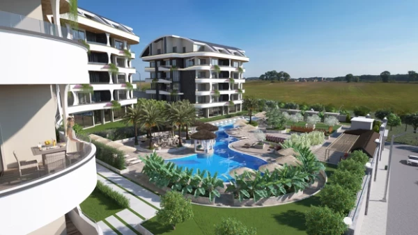 New-build property 1+1, 2+1 duplex in Alanya - 55 sqm