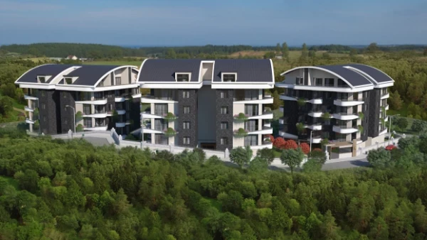 New-build property 1+1, 2+1 duplex in Alanya - 55 sqm