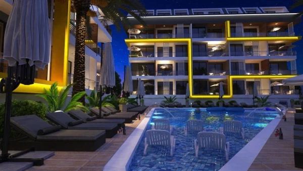 New-build property 1+1, 2+1 in Alanya - 67 sqm