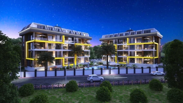 New-build property 1+1, 2+1 in Alanya - 67 sqm