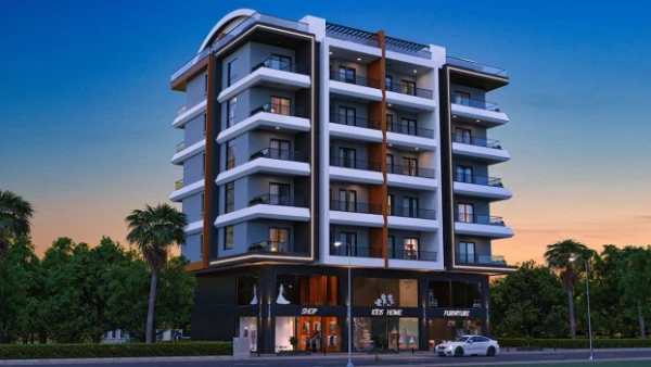 Новостройка 1+1, 2+1, 2+1 duplex в Аланья - 55 кв.м