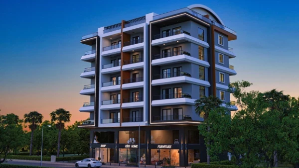 Новостройка 1+1, 2+1, 2+1 duplex в Аланья - 55 кв.м