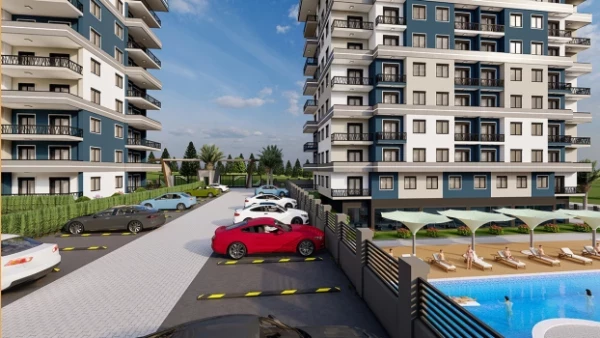 Новостройка 1+1, 2+1, 3+1 duplex, 4+1 duplex в Аланья - 63 кв.м