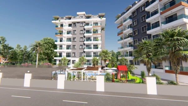 New-build property 1+1, 2+1 duplex in Gazipasha - 50 sqm