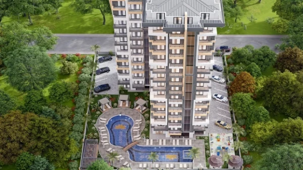 New-build property 1+1, 2+1, 2+1 duplex in Alanya - 43 sqm