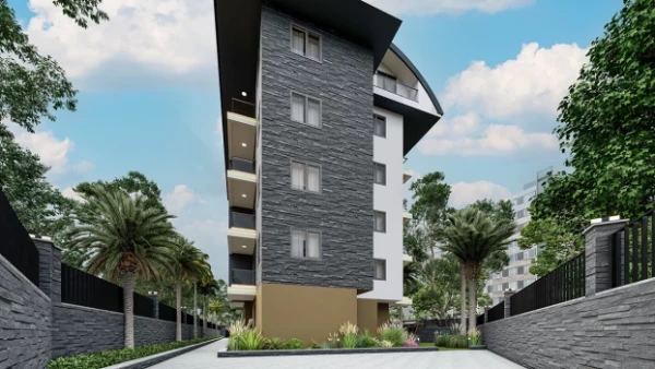 Новостройка 1+1, 2+1 bahce, 2+1 duplex в Аланья - 52 кв.м