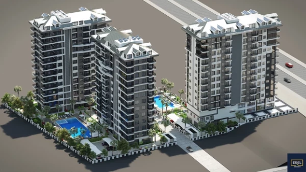 Новостройка 2+1, 3+1 duplex, 4+1 duplex в Аланья - 86 кв.м