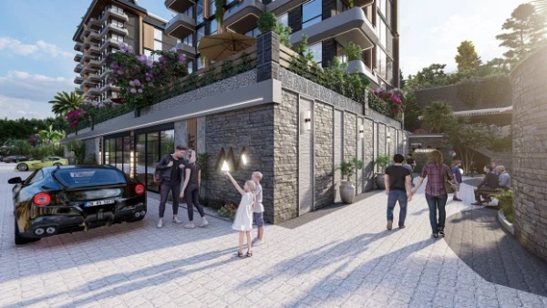 New-build property 1+1, 2+1, 2+1 bahce, 2+1 duplex, 3+1 bahce, 4+1 duplex in Alanya - 52 sqm