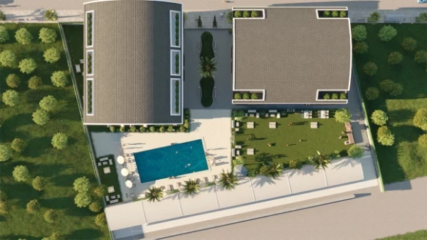 New-build property 1+1 bahce, 2+1, 2+1 duplex, 3+1 duplex in Alanya - 51 sqm