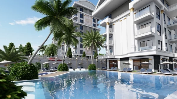 New-build property 1+1, 2+1 duplex in Alanya - 50 sqm
