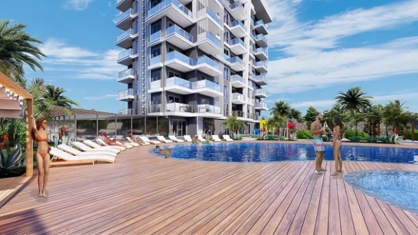 New-build property 1+1, 2+1 duplex in Alanya - 55 sqm