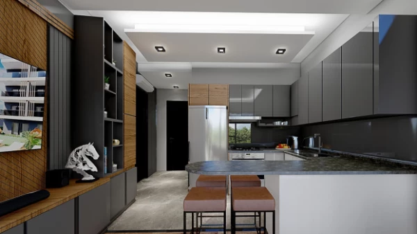 New-build property 1+1, 2+1 duplex in Gazipasha - 46 sqm