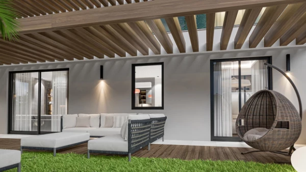 Новостройка 1+1, 1+1 bahce, 2+1, 2+1 bahce, 2+1 duplex, 3+1, 3+1 duplex, 4+1 duplex в Аланья - 74 кв.м