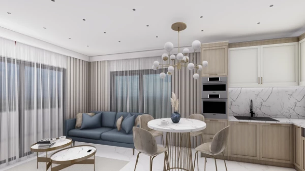 New-build property 1+1, 1+1 bahce, 2+1 bahce, 2+1 duplex, 3+1 duplex, 4+1 duplex in Alanya - 52 sqm