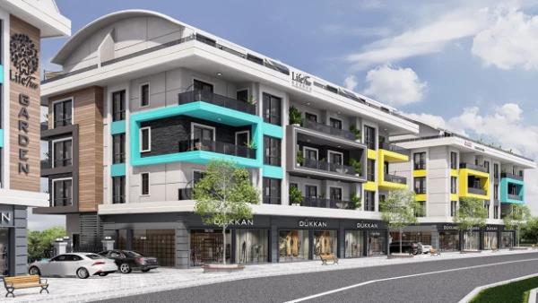 New-build property 1+1, 2+1, 2+1 duplex, 3+1, 4+1 duplex in Alanya - 108 sqm
