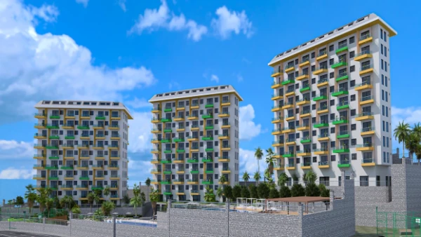 Новостройка 1+1, 2+1 bahce, 2+1 duplex, 3+1 duplex, 4+1 duplex в Аланья - 48 кв.м