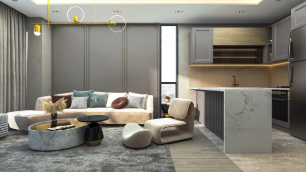 New-build property 1+1, 2+1 in Mersin - 57 sqm