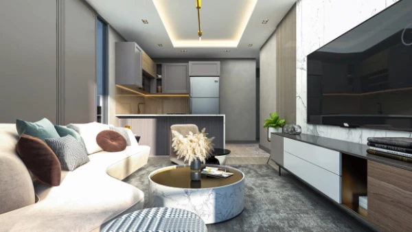 New-build property 1+1, 2+1 in Mersin - 57 sqm