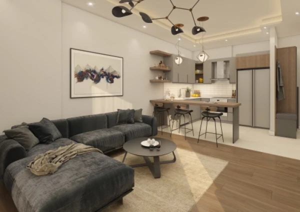 New-build property 1+1, 2+1 in Mersin - 74 sqm