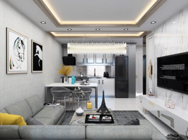 New-build property 1+1, 2+1, 2+1 duplex in Alanya - 72 sqm