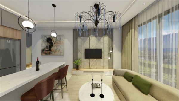 New-build property 1+1, 2+1, 2+1 duplex, 3+1 duplex in Alanya - 55 sqm