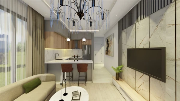 New-build property 1+1, 2+1, 2+1 duplex, 3+1 duplex in Alanya - 55 sqm